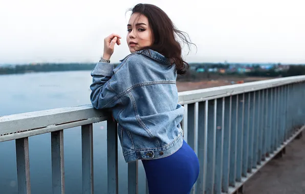 Ass, look, water, girl, hair, Lenar Abdrakhmanov, Karina Kazihinurova