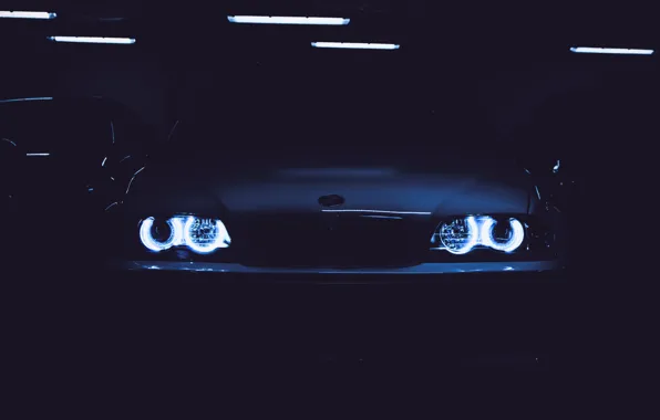 Wallpaper Darkness, E46, M3, Daytime Running Lights for mobile and ...