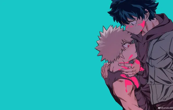 Blood, guys, My hero Academy, My Hero Academia, Boku No Hero Academy, Midori Isuku, Bakuga …