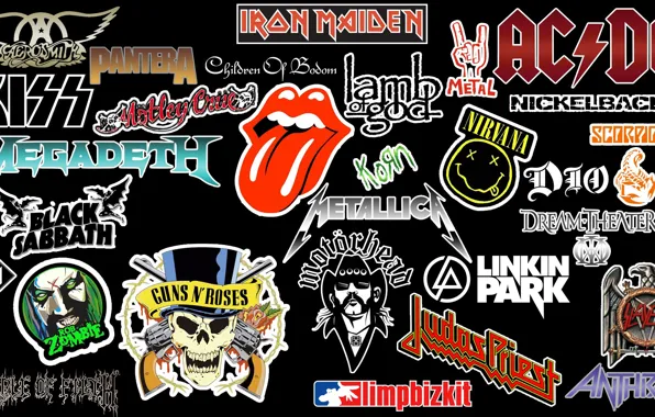 Picture logo, emblem, rock, rock, rock-n-roll, rock n roll