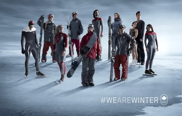 Picture Canada, Olympic, Team, Canadian, 2014, Sochi, Canadian Olympic Team, we are winter