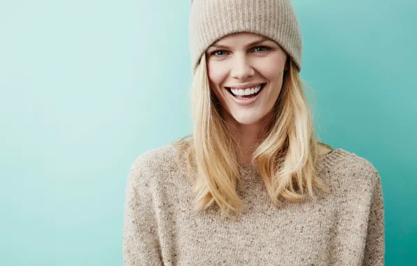 Smile, model, actress, blonde, Brooklyn Decker