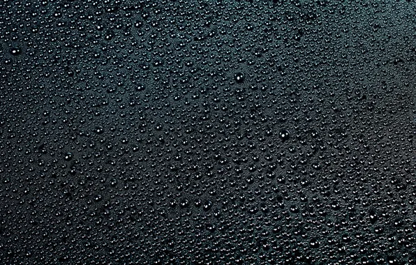 Picture water, drops, surface, black