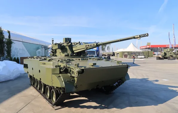 Armor, The Russian Army, Derivation-defense, 2С38, 57-mm automatic cannon, self-propelled anti-aircraft gun