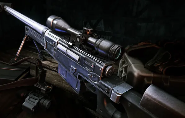 Picture weapons, guns, sniper rifle, Sniper Ghost Warrior 2, Accuracy International AW50