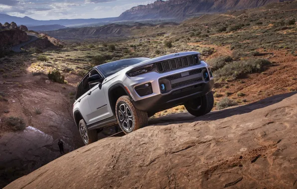 Design, power, slope, exterior, Jeep Grand Cherokee Trailhawk, 2022, 4xe