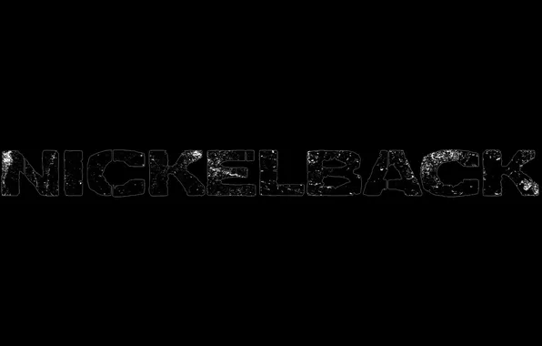 Picture music, logo, group, black background, Nickelback
