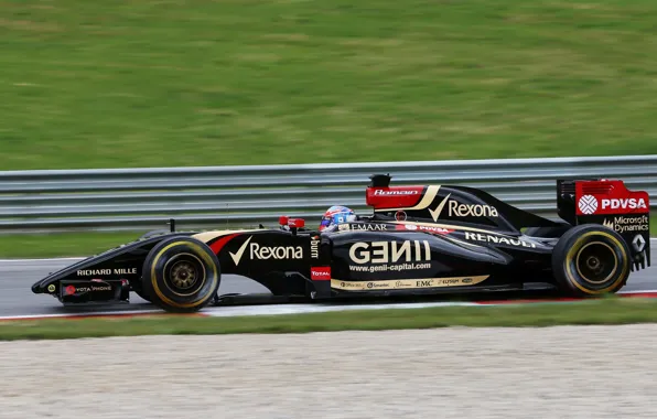 Picture Lotus, Formula 1, E22, Romain Grosjean