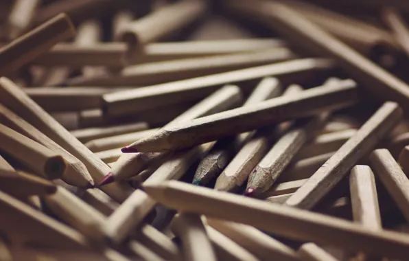 Picture macro, background, pencils