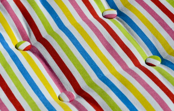 Picture strip, paint, fabric, mattress