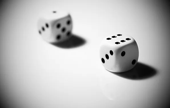 Cubes, white background, dice