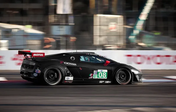 Lamborghini gallardo, ALMS Qualifying Long Beach, tommy milner