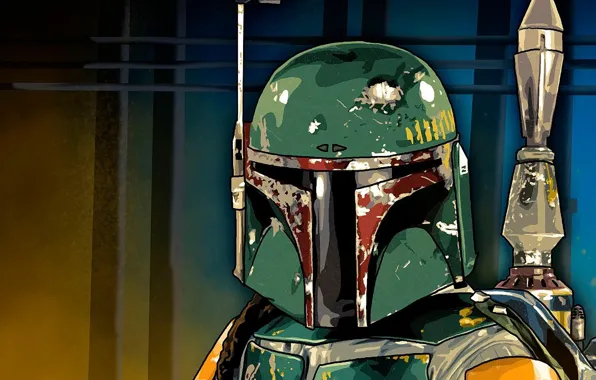 Picture star wars, Boba Fett, mercenary