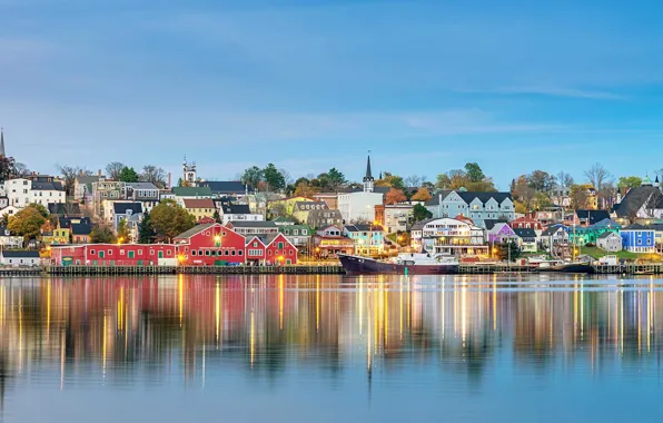 Picture home, Canada, promenade, Lunenburg
