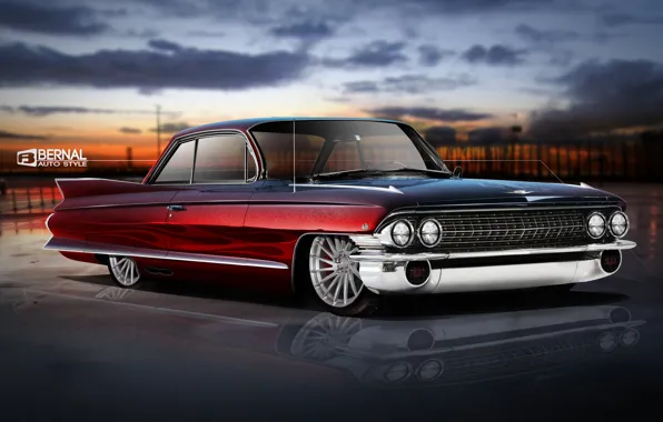Cadillac, Auto, Retro, Machine, Art, Rendering, Fleetwood, Transport & Vehicles