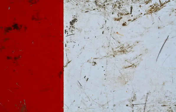 Red, wall, white, pattern, dirty