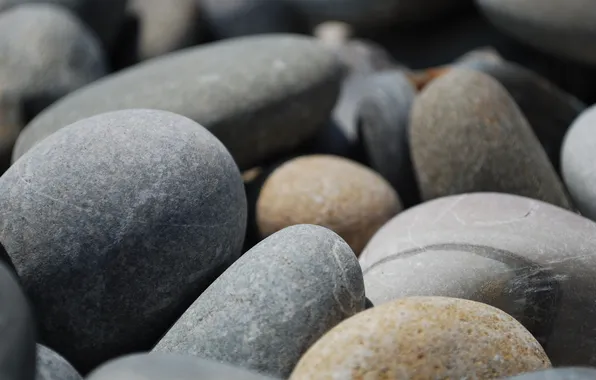 Macro, pebbles, stones