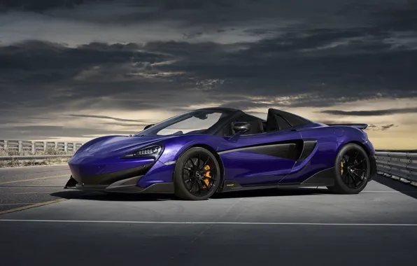 McLaren, supercar, Spider, 2019, 600LT, Lantana Purple
