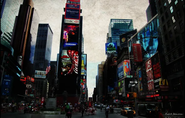 The city, new York, USA, times square