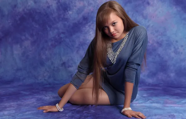 Dress, tights, necklace, Regina