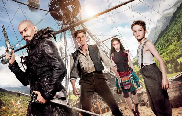 Ship, fantasy, adventure, Hugh Jackman, Hugh Jackman, Rooney Mara, Rooney Mara, Garrett Hedlund