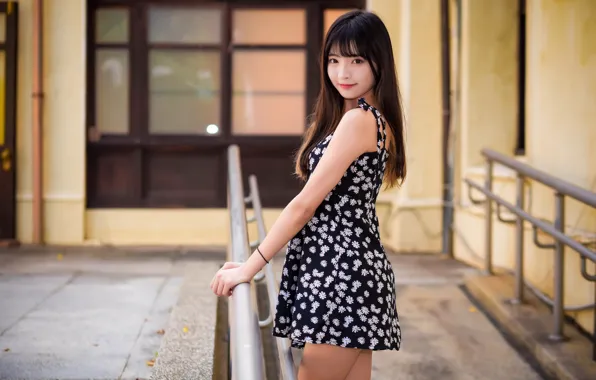 Look, pose, model, portrait, makeup, figure, dress, brunette