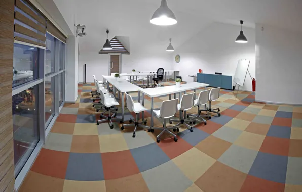 Wallpaper design, style, interior, office, working, the room, service ...