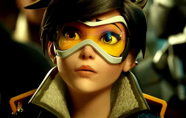 Picture Blizzard Entertainment, Overwatch, Tracer, Tracer