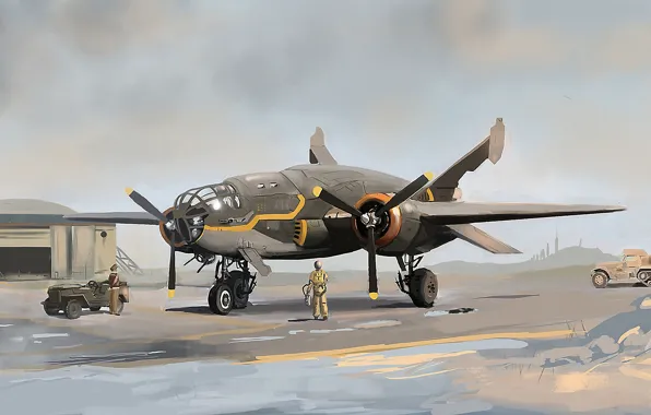 Aircraft, war, art, airplane, aviation, dogfight