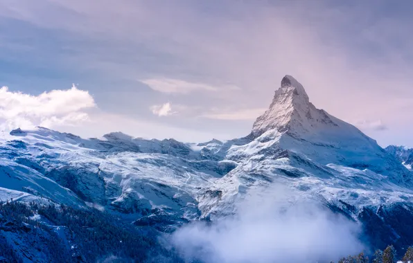 Picture snow, mountains, height, Switzerland, Zermatt, panorama