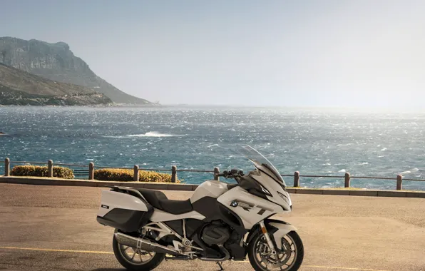 Picture BMW, sea, motorcycle, BMW R 1250 RT