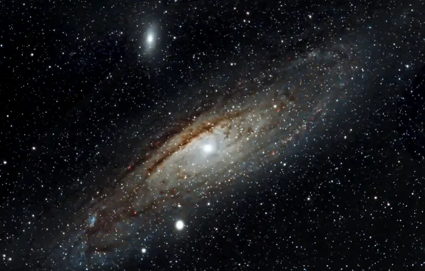 Space, stars, Galaxy, Andromeda