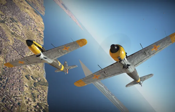 Flight, aircraft, I.A.R81C+DB605, awar thunder