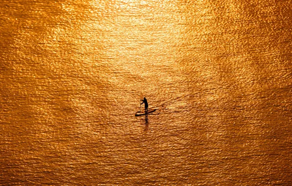 Picture New Zealand, Bay of Plenty, Stand up paddleboarder, Ohope