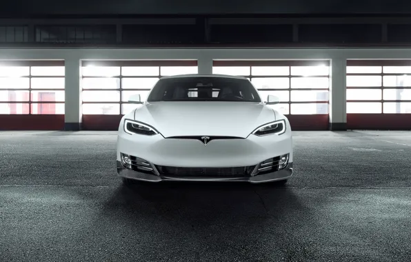 Front view, Tesla, Model S, Novitec, 2017