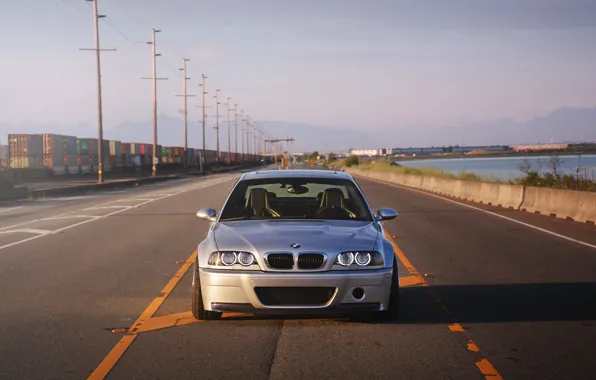 Bmw, e46, in front of