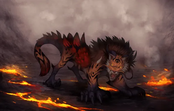 Look, fiction, animal, predator, art, grin