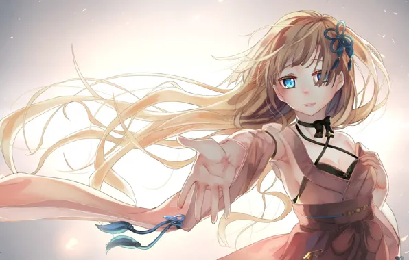 Picture anime, oppai, girl, bishojo, kawaii, japonese, kimono, pretty