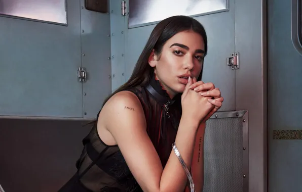 The inscription, tattoo, singer, tattoo, singer, Dua Lipa, Dua Lipa