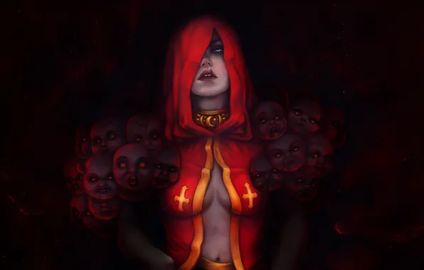 Girl, Face, Death, Fantasy, Ghost, Woman, Undead, Ghost