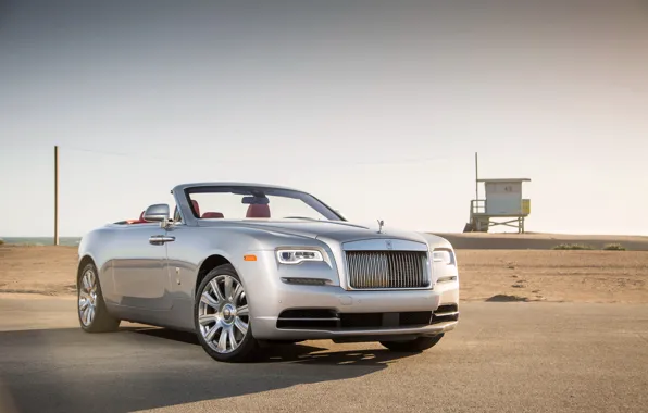 Rolls-Royce, convertible, Dawn, rolls-Royce, down