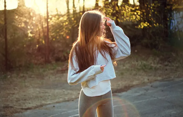 Picture summer, girl, hair, Natalia