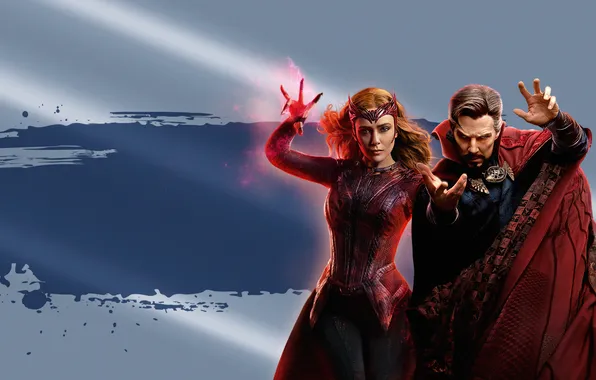 Background, magic, poster, comic, costumes, Benedict Cumberbatch, Benedict Cumberbatch, MARVEL