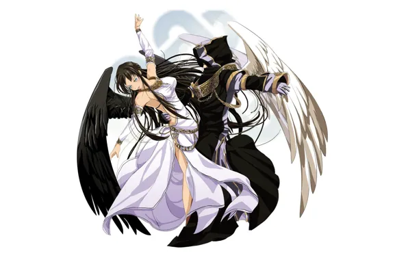 Picture dance, angel, anime, art