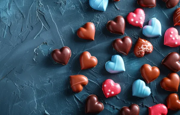 Love, holiday, heart, heart, hearts, heart, Valentine's Day, AI art