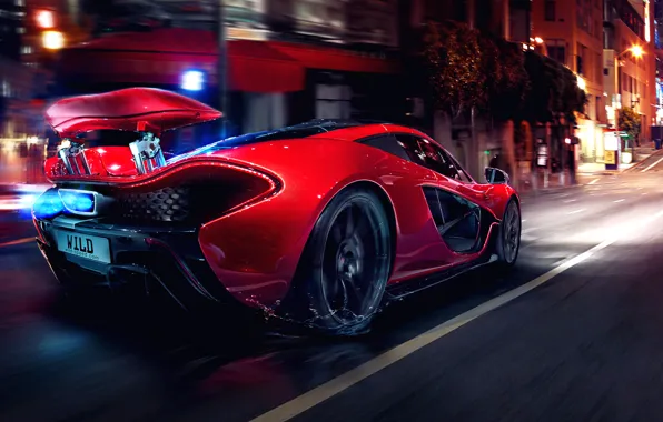 Picture Concept, Glow, Lights, Night, Street, Tuning, Supercar, Motion
