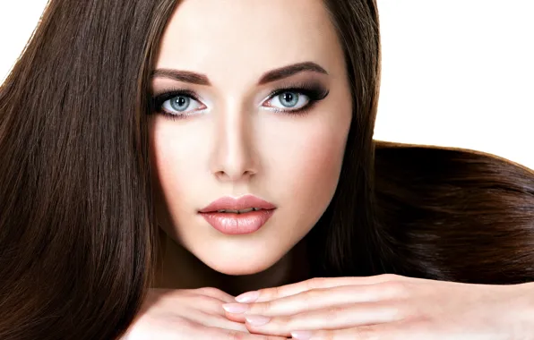 Model, pretty, look, make up