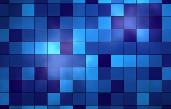 Picture Blue, squares