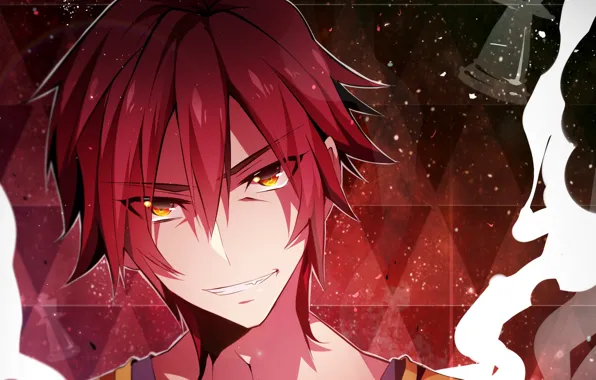 Smile, anime, art, guy, No Game No Life, No game no life
