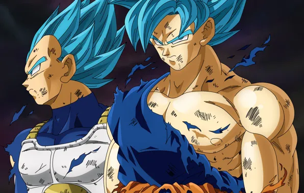 Goku Super Saiyan Blue maxium power manga by SenniN-GL-54 via